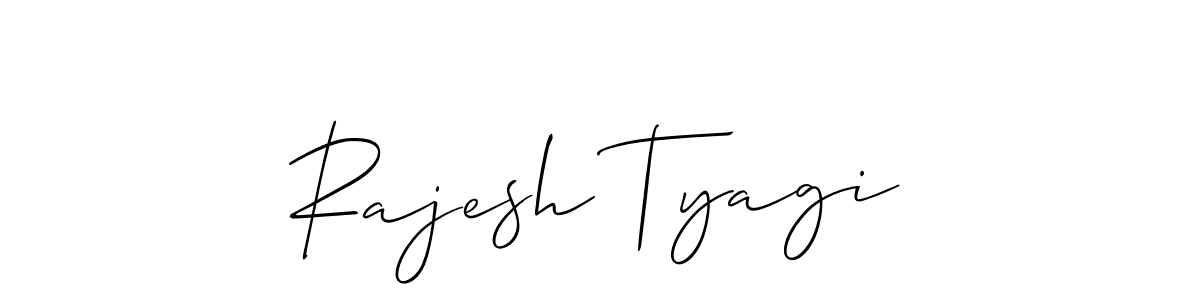 It looks lik you need a new signature style for name Rajesh Tyagi. Design unique handwritten (Allison_Script) signature with our free signature maker in just a few clicks. Rajesh Tyagi signature style 2 images and pictures png