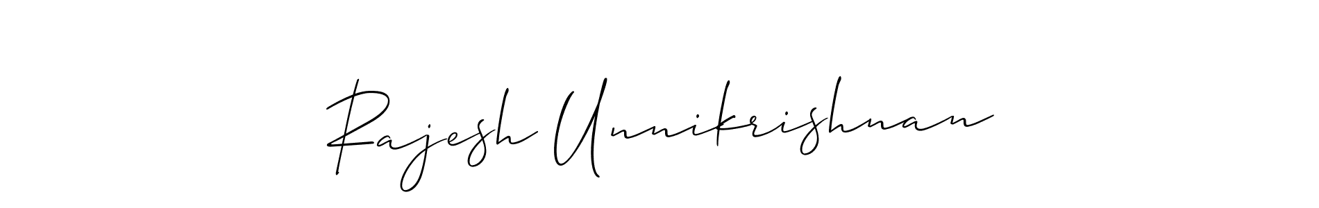 You can use this online signature creator to create a handwritten signature for the name Rajesh Unnikrishnan. This is the best online autograph maker. Rajesh Unnikrishnan signature style 2 images and pictures png