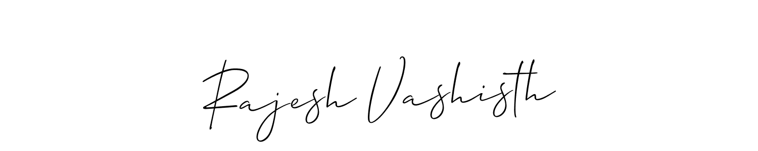 Rajesh Vashisth stylish signature style. Best Handwritten Sign (Allison_Script) for my name. Handwritten Signature Collection Ideas for my name Rajesh Vashisth. Rajesh Vashisth signature style 2 images and pictures png
