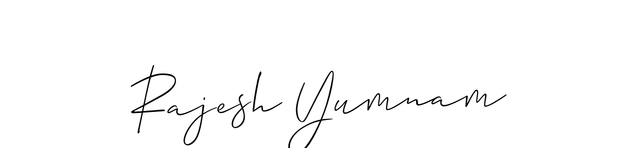 Similarly Allison_Script is the best handwritten signature design. Signature creator online .You can use it as an online autograph creator for name Rajesh Yumnam. Rajesh Yumnam signature style 2 images and pictures png