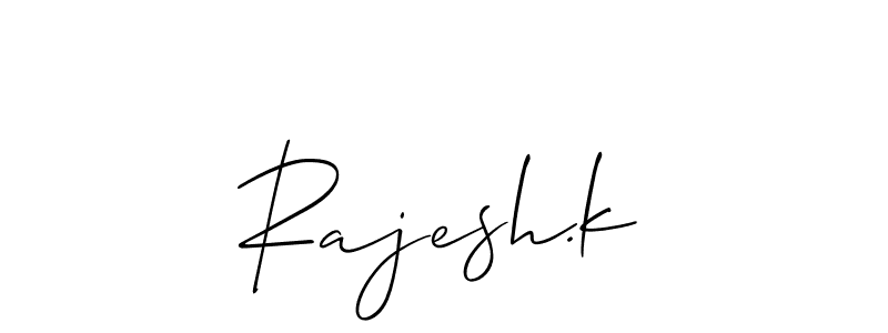 You can use this online signature creator to create a handwritten signature for the name Rajesh.k. This is the best online autograph maker. Rajesh.k signature style 2 images and pictures png