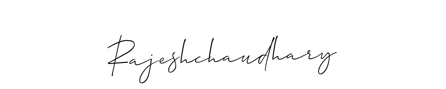 Make a beautiful signature design for name Rajeshchaudhary. With this signature (Allison_Script) style, you can create a handwritten signature for free. Rajeshchaudhary signature style 2 images and pictures png