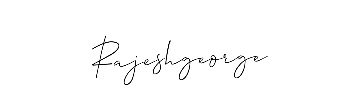 Similarly Allison_Script is the best handwritten signature design. Signature creator online .You can use it as an online autograph creator for name Rajeshgeorge. Rajeshgeorge signature style 2 images and pictures png