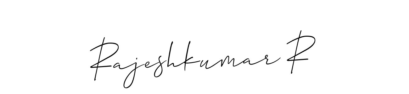 Make a beautiful signature design for name Rajeshkumar R. Use this online signature maker to create a handwritten signature for free. Rajeshkumar R signature style 2 images and pictures png