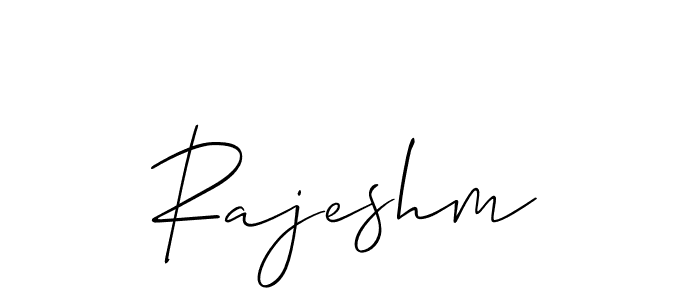 How to Draw Rajeshm signature style? Allison_Script is a latest design signature styles for name Rajeshm. Rajeshm signature style 2 images and pictures png