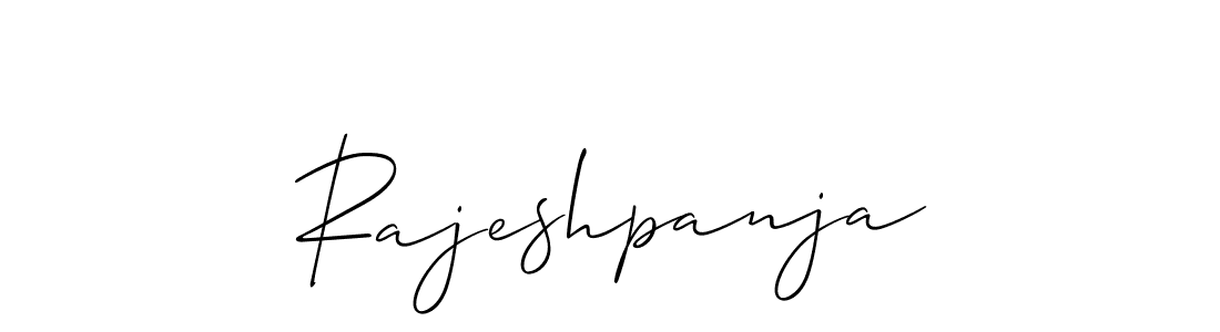 Design your own signature with our free online signature maker. With this signature software, you can create a handwritten (Allison_Script) signature for name Rajeshpanja. Rajeshpanja signature style 2 images and pictures png