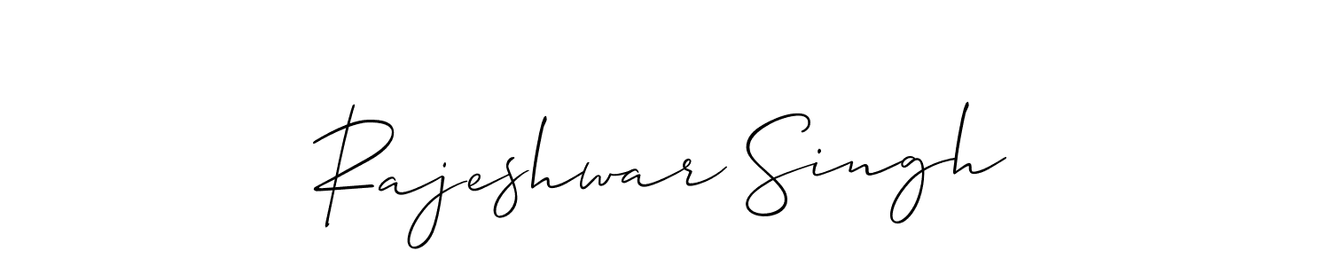 Also You can easily find your signature by using the search form. We will create Rajeshwar Singh name handwritten signature images for you free of cost using Allison_Script sign style. Rajeshwar Singh signature style 2 images and pictures png