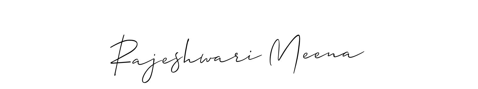 Rajeshwari Meena stylish signature style. Best Handwritten Sign (Allison_Script) for my name. Handwritten Signature Collection Ideas for my name Rajeshwari Meena. Rajeshwari Meena signature style 2 images and pictures png