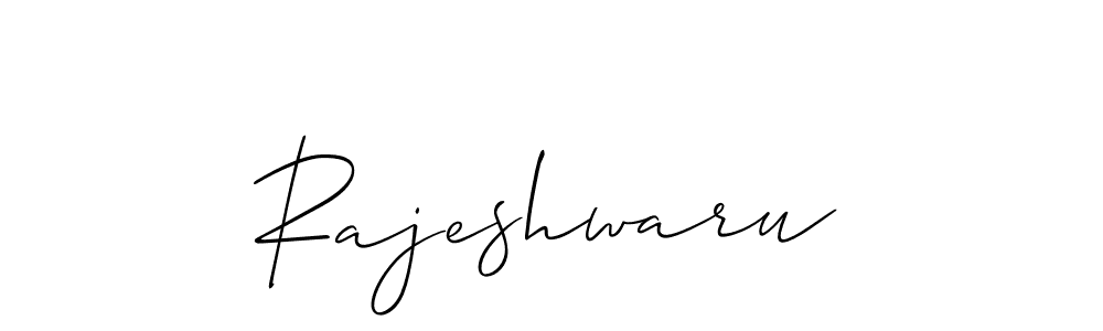 How to Draw Rajeshwaru signature style? Allison_Script is a latest design signature styles for name Rajeshwaru. Rajeshwaru signature style 2 images and pictures png