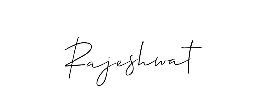 How to make Rajeshwat name signature. Use Allison_Script style for creating short signs online. This is the latest handwritten sign. Rajeshwat signature style 2 images and pictures png