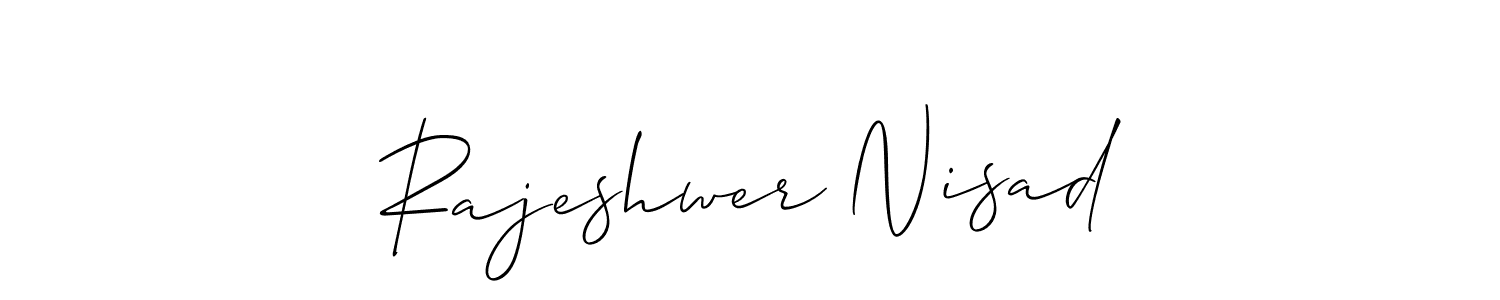 Here are the top 10 professional signature styles for the name Rajeshwer Nisad. These are the best autograph styles you can use for your name. Rajeshwer Nisad signature style 2 images and pictures png