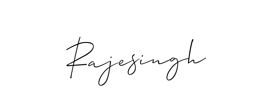 Design your own signature with our free online signature maker. With this signature software, you can create a handwritten (Allison_Script) signature for name Rajesingh. Rajesingh signature style 2 images and pictures png