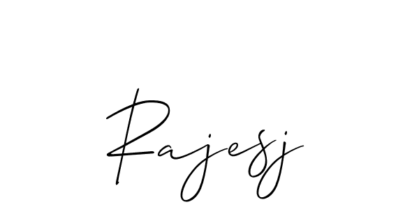 Also You can easily find your signature by using the search form. We will create Rajesj name handwritten signature images for you free of cost using Allison_Script sign style. Rajesj signature style 2 images and pictures png