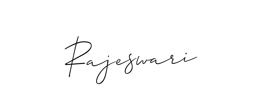 Design your own signature with our free online signature maker. With this signature software, you can create a handwritten (Allison_Script) signature for name Rajeswari. Rajeswari signature style 2 images and pictures png