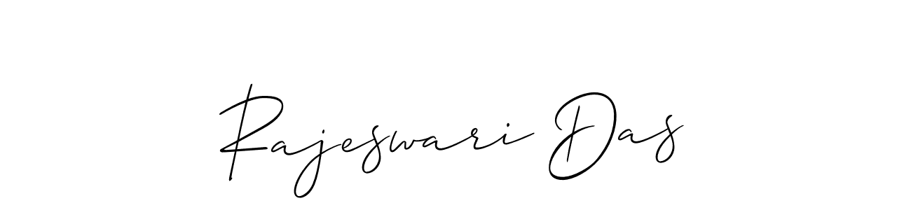 How to make Rajeswari Das signature? Allison_Script is a professional autograph style. Create handwritten signature for Rajeswari Das name. Rajeswari Das signature style 2 images and pictures png