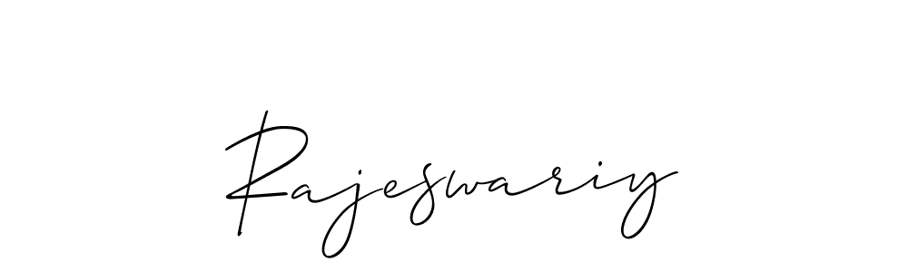 Make a beautiful signature design for name Rajeswariy. Use this online signature maker to create a handwritten signature for free. Rajeswariy signature style 2 images and pictures png