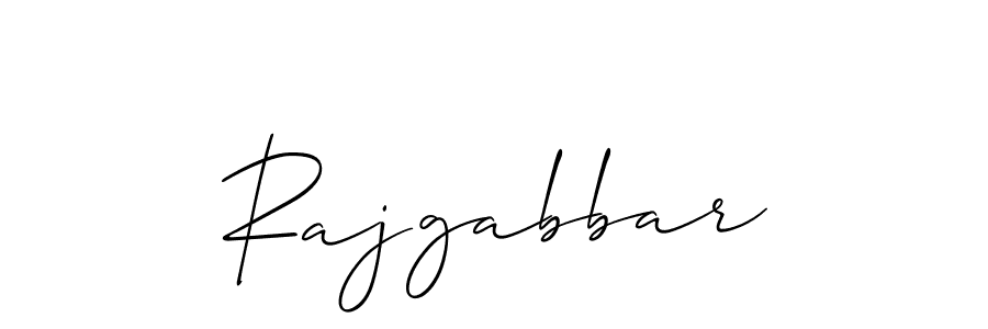 Design your own signature with our free online signature maker. With this signature software, you can create a handwritten (Allison_Script) signature for name Rajgabbar. Rajgabbar signature style 2 images and pictures png