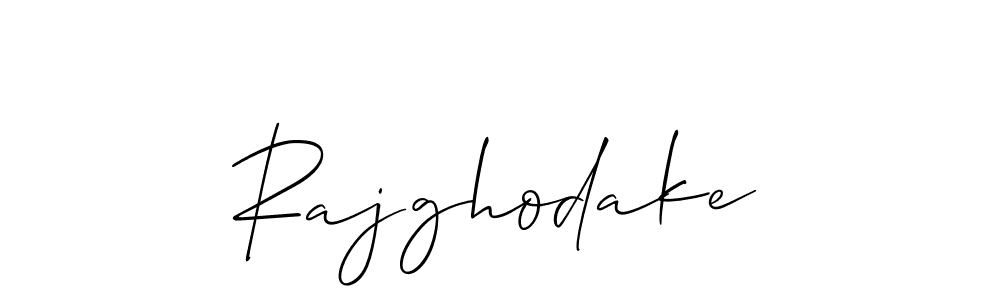 Create a beautiful signature design for name Rajghodake. With this signature (Allison_Script) fonts, you can make a handwritten signature for free. Rajghodake signature style 2 images and pictures png