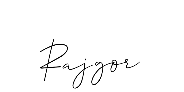 Allison_Script is a professional signature style that is perfect for those who want to add a touch of class to their signature. It is also a great choice for those who want to make their signature more unique. Get Rajgor name to fancy signature for free. Rajgor signature style 2 images and pictures png