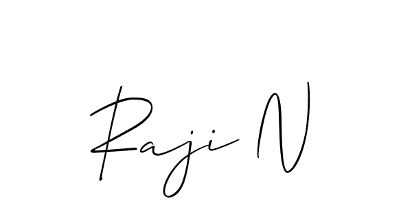 Best and Professional Signature Style for Raji N. Allison_Script Best Signature Style Collection. Raji N signature style 2 images and pictures png