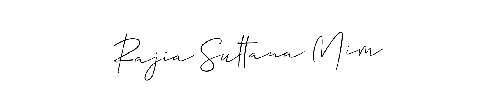 Best and Professional Signature Style for Rajia Sultana Mim. Allison_Script Best Signature Style Collection. Rajia Sultana Mim signature style 2 images and pictures png