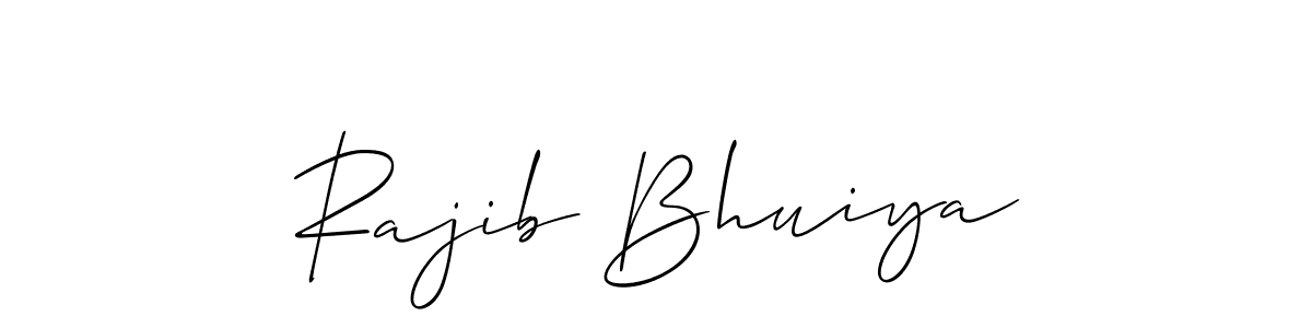 You should practise on your own different ways (Allison_Script) to write your name (Rajib Bhuiya) in signature. don't let someone else do it for you. Rajib Bhuiya signature style 2 images and pictures png
