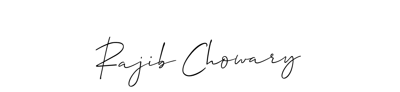 How to Draw Rajib Chowary signature style? Allison_Script is a latest design signature styles for name Rajib Chowary. Rajib Chowary signature style 2 images and pictures png