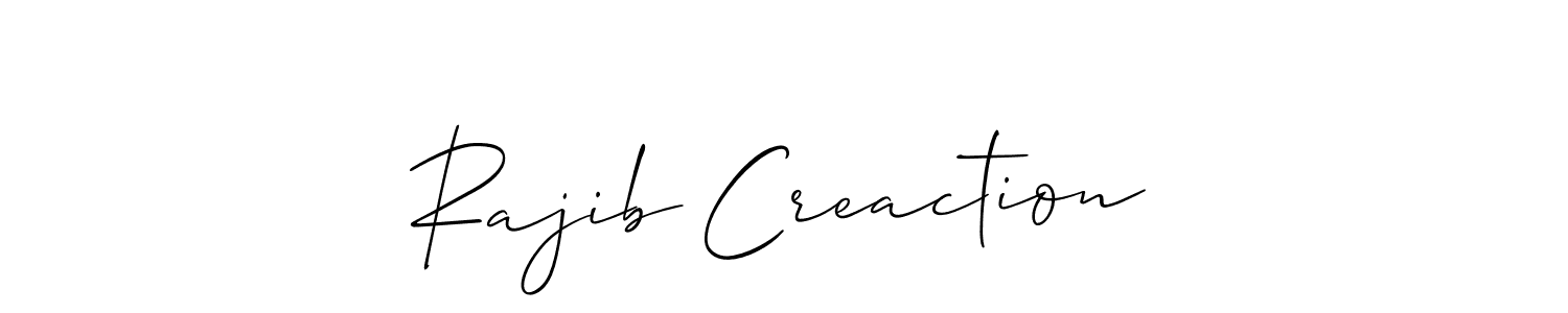 Make a beautiful signature design for name Rajib Creaction. Use this online signature maker to create a handwritten signature for free. Rajib Creaction signature style 2 images and pictures png