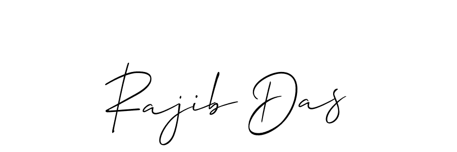 How to make Rajib Das name signature. Use Allison_Script style for creating short signs online. This is the latest handwritten sign. Rajib Das signature style 2 images and pictures png