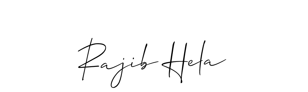 Rajib Hela stylish signature style. Best Handwritten Sign (Allison_Script) for my name. Handwritten Signature Collection Ideas for my name Rajib Hela. Rajib Hela signature style 2 images and pictures png