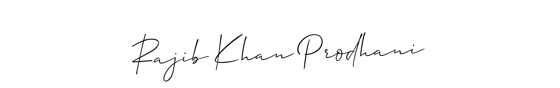 Rajib Khan Prodhani stylish signature style. Best Handwritten Sign (Allison_Script) for my name. Handwritten Signature Collection Ideas for my name Rajib Khan Prodhani. Rajib Khan Prodhani signature style 2 images and pictures png