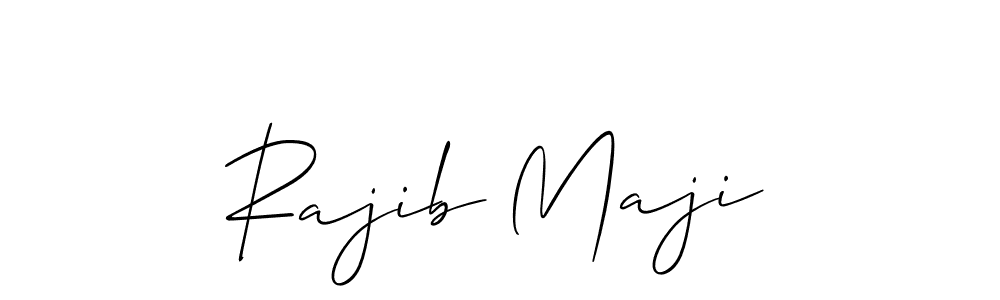 Rajib Maji stylish signature style. Best Handwritten Sign (Allison_Script) for my name. Handwritten Signature Collection Ideas for my name Rajib Maji. Rajib Maji signature style 2 images and pictures png