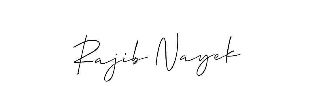 It looks lik you need a new signature style for name Rajib Nayek. Design unique handwritten (Allison_Script) signature with our free signature maker in just a few clicks. Rajib Nayek signature style 2 images and pictures png