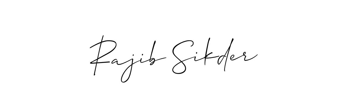 Rajib Sikder stylish signature style. Best Handwritten Sign (Allison_Script) for my name. Handwritten Signature Collection Ideas for my name Rajib Sikder. Rajib Sikder signature style 2 images and pictures png