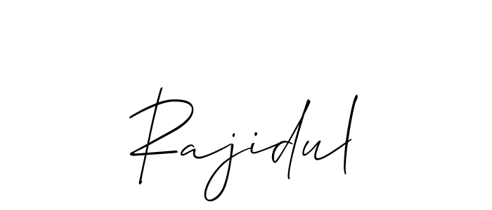 You can use this online signature creator to create a handwritten signature for the name Rajidul. This is the best online autograph maker. Rajidul signature style 2 images and pictures png