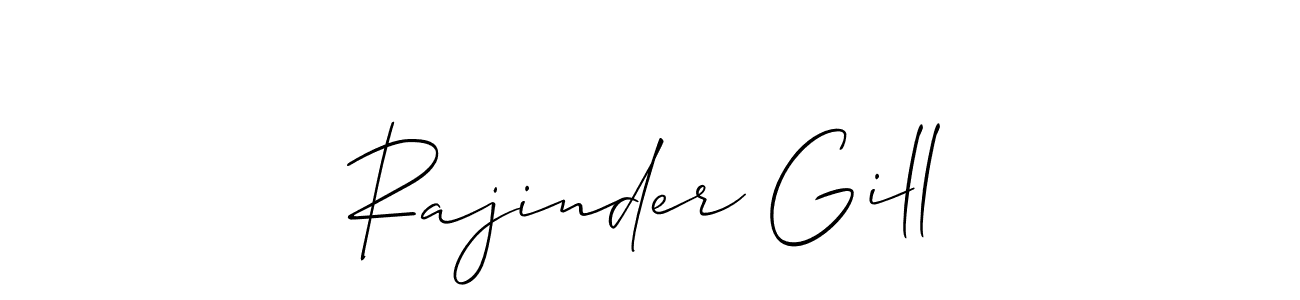 Make a beautiful signature design for name Rajinder Gill. Use this online signature maker to create a handwritten signature for free. Rajinder Gill signature style 2 images and pictures png