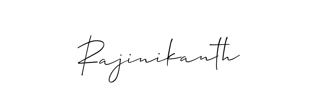 Design your own signature with our free online signature maker. With this signature software, you can create a handwritten (Allison_Script) signature for name Rajinikanth. Rajinikanth signature style 2 images and pictures png