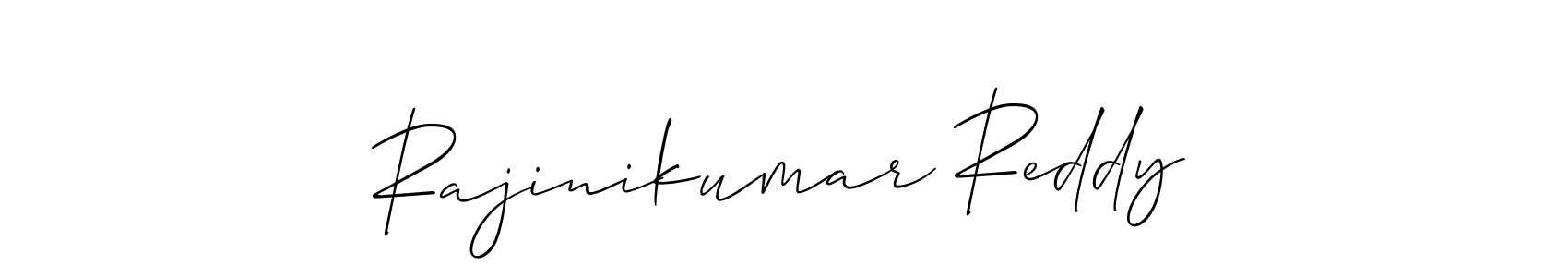 Design your own signature with our free online signature maker. With this signature software, you can create a handwritten (Allison_Script) signature for name Rajinikumar Reddy. Rajinikumar Reddy signature style 2 images and pictures png
