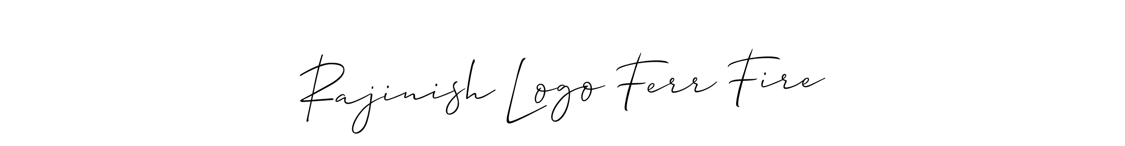 It looks lik you need a new signature style for name Rajinish Logo Ferr Fire. Design unique handwritten (Allison_Script) signature with our free signature maker in just a few clicks. Rajinish Logo Ferr Fire signature style 2 images and pictures png