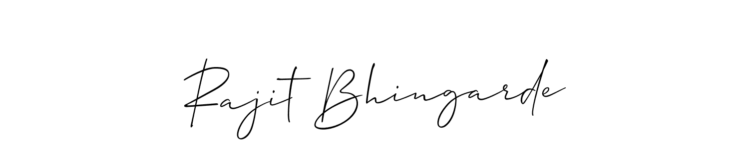 Best and Professional Signature Style for Rajit Bhingarde. Allison_Script Best Signature Style Collection. Rajit Bhingarde signature style 2 images and pictures png