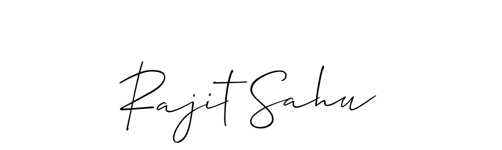 You can use this online signature creator to create a handwritten signature for the name Rajit Sahu. This is the best online autograph maker. Rajit Sahu signature style 2 images and pictures png