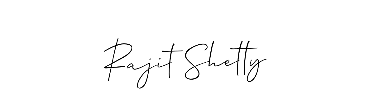 This is the best signature style for the Rajit Shetty name. Also you like these signature font (Allison_Script). Mix name signature. Rajit Shetty signature style 2 images and pictures png