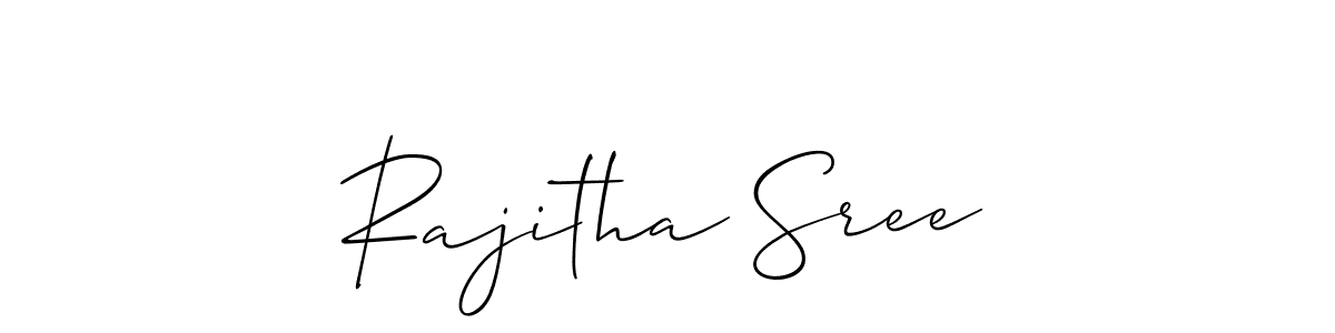 Once you've used our free online signature maker to create your best signature Allison_Script style, it's time to enjoy all of the benefits that Rajitha Sree name signing documents. Rajitha Sree signature style 2 images and pictures png