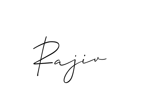 Best and Professional Signature Style for Rajiv. Allison_Script Best Signature Style Collection. Rajiv signature style 2 images and pictures png