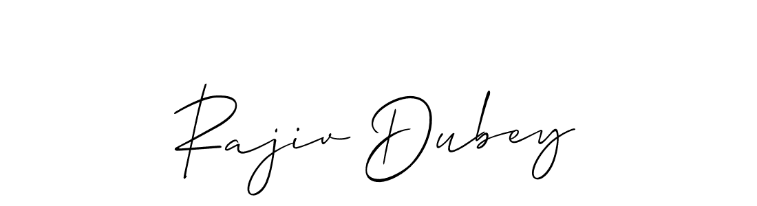 Design your own signature with our free online signature maker. With this signature software, you can create a handwritten (Allison_Script) signature for name Rajiv Dubey. Rajiv Dubey signature style 2 images and pictures png