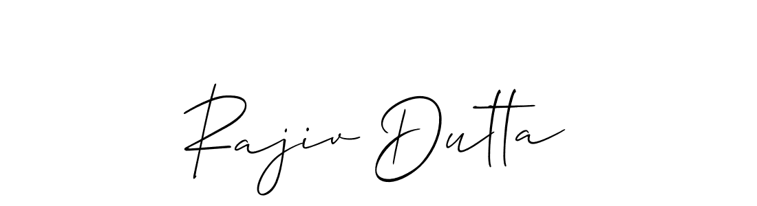 Make a beautiful signature design for name Rajiv Dutta. With this signature (Allison_Script) style, you can create a handwritten signature for free. Rajiv Dutta signature style 2 images and pictures png