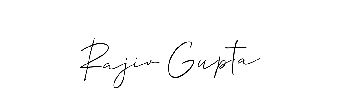 How to make Rajiv Gupta signature? Allison_Script is a professional autograph style. Create handwritten signature for Rajiv Gupta name. Rajiv Gupta signature style 2 images and pictures png