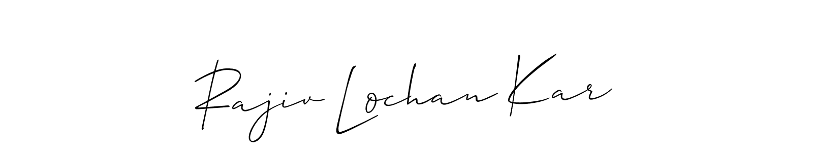 Similarly Allison_Script is the best handwritten signature design. Signature creator online .You can use it as an online autograph creator for name Rajiv Lochan Kar. Rajiv Lochan Kar signature style 2 images and pictures png