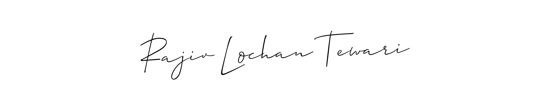 It looks lik you need a new signature style for name Rajiv Lochan Tewari. Design unique handwritten (Allison_Script) signature with our free signature maker in just a few clicks. Rajiv Lochan Tewari signature style 2 images and pictures png