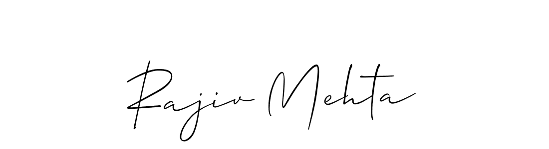 Also You can easily find your signature by using the search form. We will create Rajiv Mehta name handwritten signature images for you free of cost using Allison_Script sign style. Rajiv Mehta signature style 2 images and pictures png